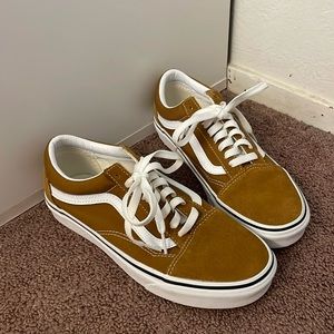Old Skool Golden Brown/ True white Vans